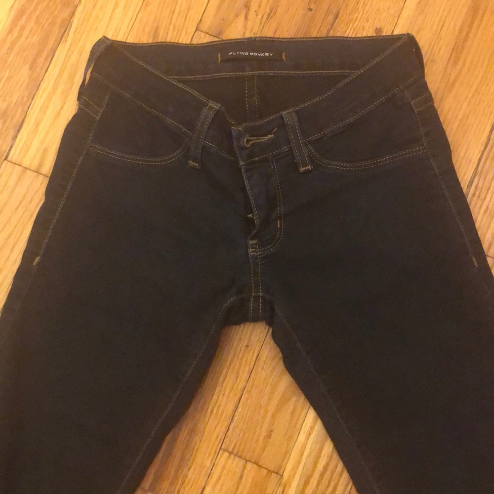 Flying monkey size 25 skinny jeans, dark wash